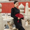 西子/子夜归亚麻棉水貂经典显瘦提花无袖短款旗袍/QPHY0224 商品缩略图1