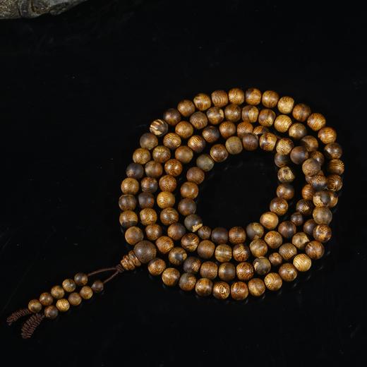 BC.NF1.13-9   白棋九分沉念珠，7.59mm，  22.16g 商品图0