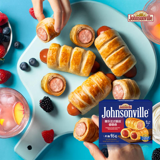 尊乐酥皮卷烤肠香肠面包儿童早餐烤肠芝士爆浆450g两盒/四盒 商品图0