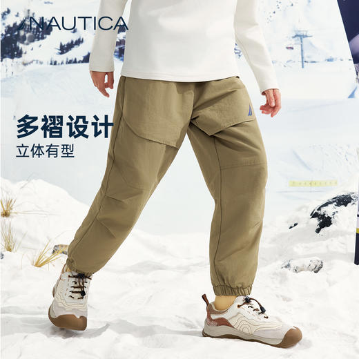 NAUTICA诺帝卡童装 梭织加绒长裤 NK340180 商品图2