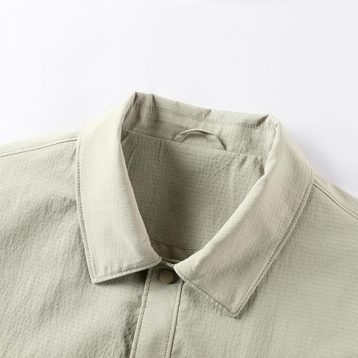 GXG男装【立体提花】25春季时尚简约休闲舒适百搭男式翻领夹克K&C 商品图10