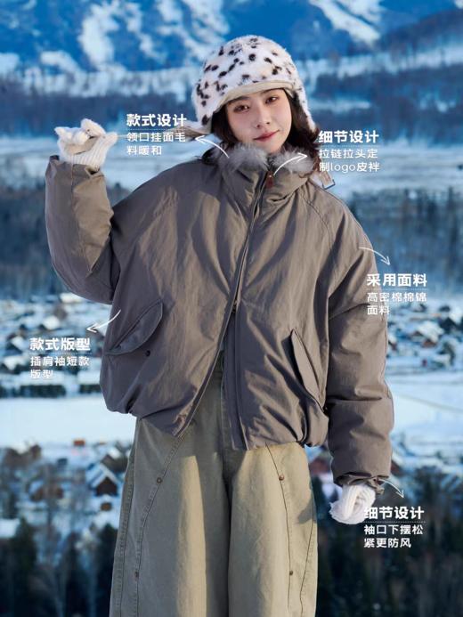 马得工地/MDGDWT142005/ 座山雕毛领派克羽绒服 商品图1