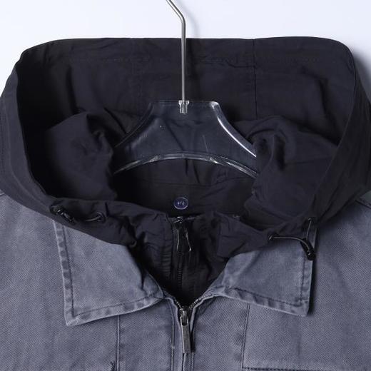 56012SDSA男士秋冬新款痞帅男装韩版度过拼接撞色连帽夹克外套百搭嘻哈 商品图2