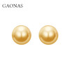 GAONAS   经典贵气16mm金色珠耳钉11789EGO 商品缩略图0