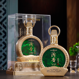 【瓶身浮雕奔腾骏马 】汾杏VIP·骏驰鸿运 固态法清香型53度 475ml*2/6瓶