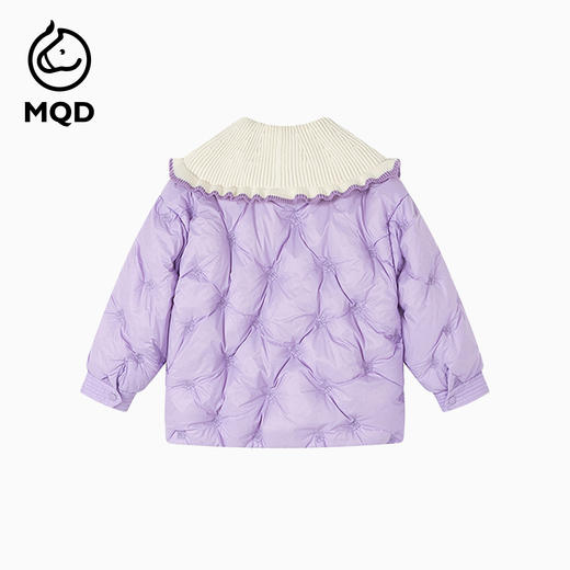 【秒1】【MQD】女童冬季假两件拼接三防保暖舒适羽绒服 商品图3