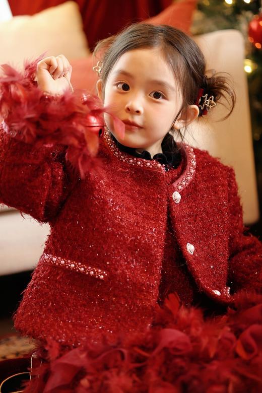 星光礼服裙、星光外套、袖口珍珠打底衫 商品图7