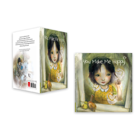 You make me happy 适合5岁+情商开发日常生活温柔英文故事绘本