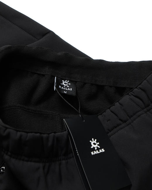 原单正品 KAILAS凯乐石 软壳加绒长裤 户外防风防水 内里加绒   小标刺绣logo 腰部带抽绳可调节 
黑色M-XXL 商品图4