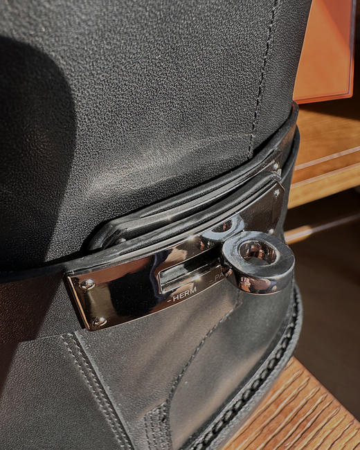 现货 THS-限时 爱马家 女士秋冬经典kelly扣短靴 BZ1279 商品图6