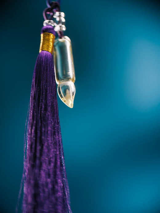 四绿位【黄水晶文昌笔挂件】高品质福利 | 丙午妙品 文昌 水晶笔的尺寸：宽1厘米，长4.5厘米 商品图2