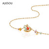 【25新品】AJIDOU阿吉豆女彩色小马锁骨链多巴胺卡通颈链AA25B0254A10【48h发货】 商品缩略图6