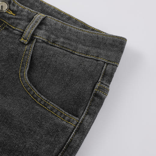 GXG男装秋季时尚百搭男士休闲牛仔长裤潮流舒适裤子K&C 商品图8