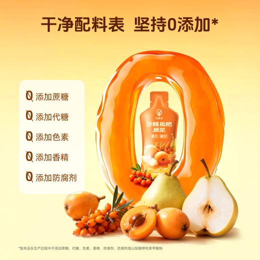【三重NFC】好蔬源 沙棘枇杷原浆 30g*20袋/盒 鲜果榨浆自然酸甜 商品图3