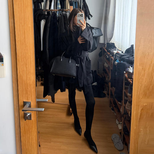 ROMI STUDIO 首饰袋 进口鳄鱼皮哑光皮纹托特手提包 RWCLP37065 商品图5