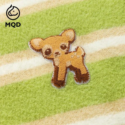 【秒2】【MQD】女童冬季满版时尚条纹半高领毛衣针织衫 商品图4