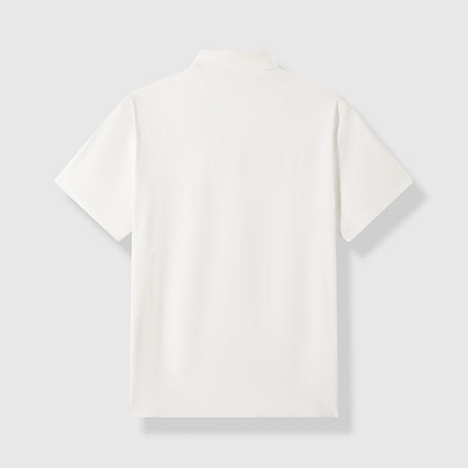 GXG男装25夏季新款户外休闲商务百搭简约纯色翻领短袖Polo衫K&C 商品图1