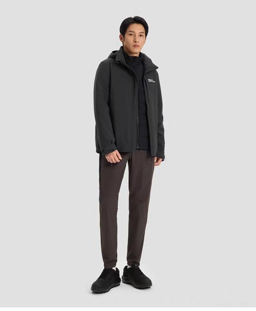 【春上新】【6折】6楼JACKWOLFSKIN狼爪HUNBERG男款防水鹅绒三合一冲锋衣A65360-6350吊牌价3399折后2039 商品图2