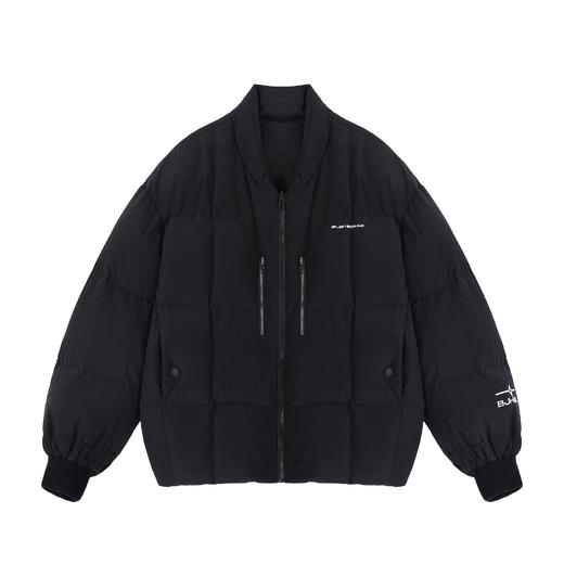 BJHG不计后果短款鹅绒羽绒服男冬季潮牌双面情侣加厚面包服外套女 商品图4