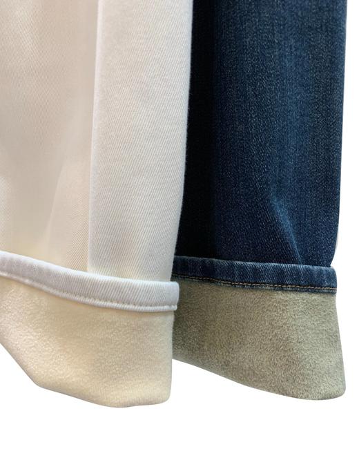 女款弯刀加绒牛仔裤长裤ba 商品图2