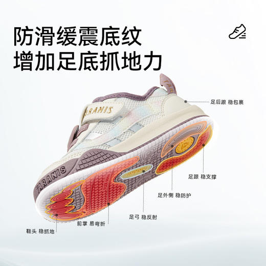 泰兰尼斯212学步鞋男宝宝春季新款童鞋透气机能鞋女童鞋子面包鞋T01T6A8560 商品图4