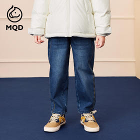 【秒3】【MQD】男童冬季蓄热保暖精致百搭牛仔裤