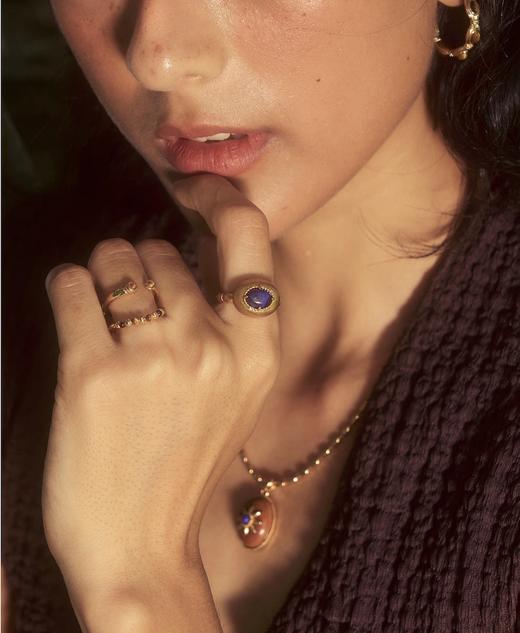 Oups三层美拉德复古戒指虎眼石 商品图5