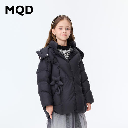 【秒1】【MQD】女童冬季保暖轻柔舒适连帽羽绒服 商品图7