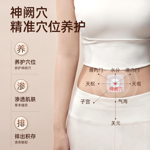 元气达人艾绒丸草本肚脐贴  陈艾贴肚子湿寒 商品图1