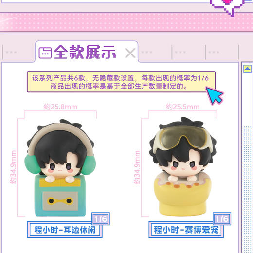 时光代理人复古潮流键帽盲盒-纪念日百货门店同款169148502 商品图1