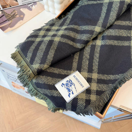 秋冬特惠💰150 巴宝莉围巾《骑士格纹长巾》 商品图5