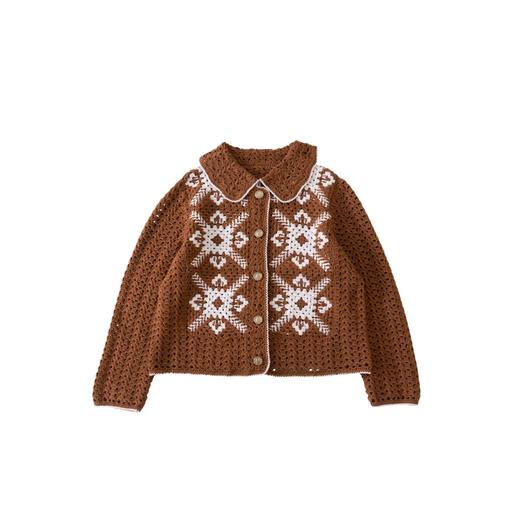 苏苏姐家思琼开衫手工diy钩针毛衣编织羊毛线毛线团材料包 商品图4