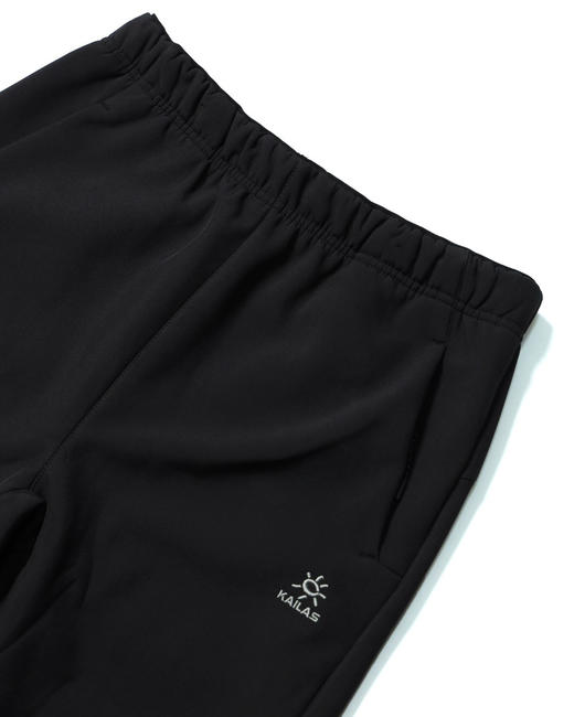 原单正品 KAILAS凯乐石 软壳加绒长裤 户外防风防水 内里加绒   小标刺绣logo 腰部带抽绳可调节 
黑色M-XXL 商品图2