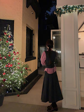 现货 冬日美院系列 减龄学院风二件套