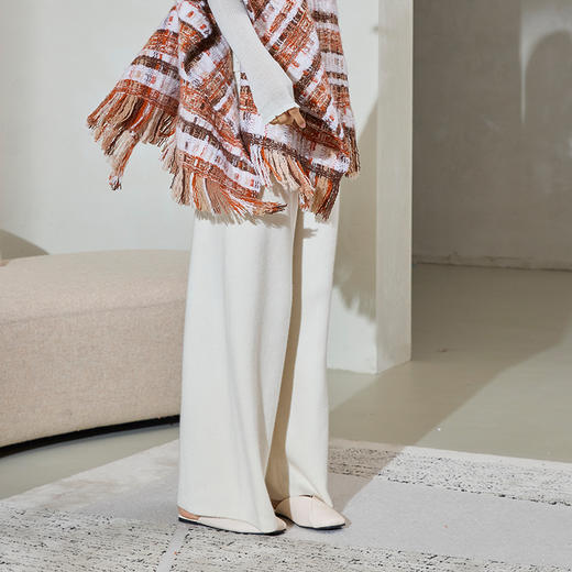 羊绒女式直筒裤 SJF95K636AA 商品图3