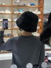 一店k （元厂货！）化身软软糯糯的女鹅@！真的很喜欢冬天的软乎乎！手感简直太棒了👏毛茸茸无法拒绝 队标25年冬季新款仿水貂毛渔夫帽 商品缩略图6