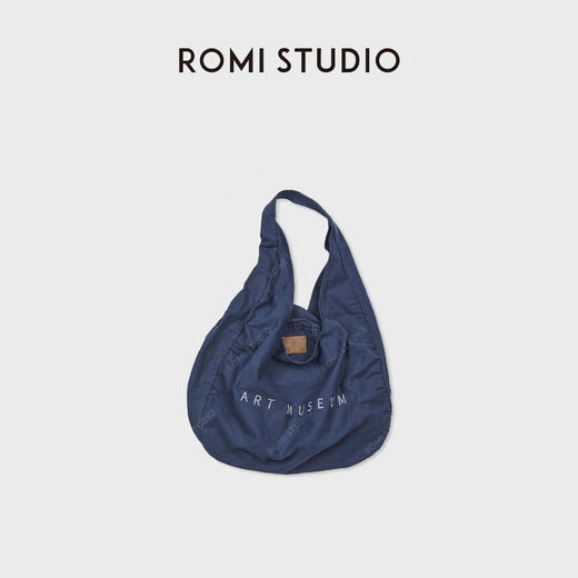 ROMI STUDIO 首饰袋 极简印花帆布洗水大容量托特包 RWDLPY1511 商品图2