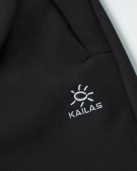 原单正品 KAILAS凯乐石 软壳加绒长裤 户外防风防水 内里加绒   小标刺绣logo 腰部带抽绳可调节 
黑色M-XXL 商品图3