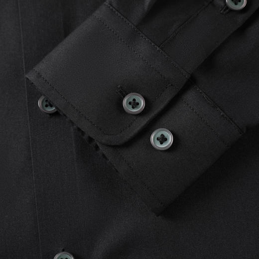 GXG男装秋季经典翻领简约纯色无痕设计男式休闲长袖衬衫K&C 商品图8