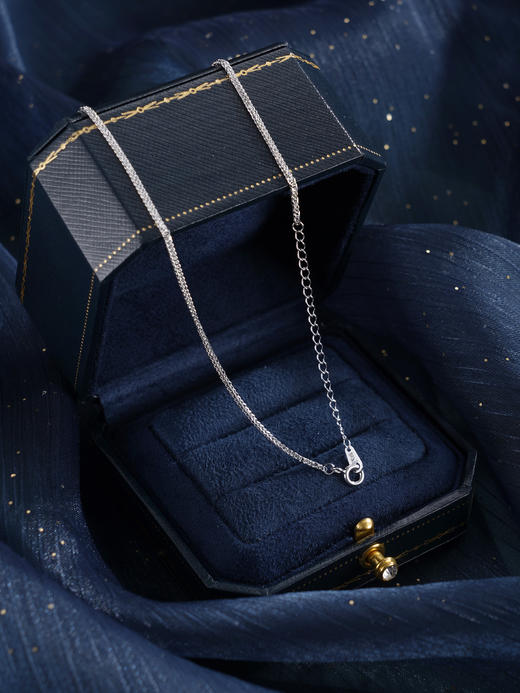 子佩集【月华倩影】银S925珍珠惜王妃套链【TM0827-XF】8.5mm珠绿方块2601 商品图6