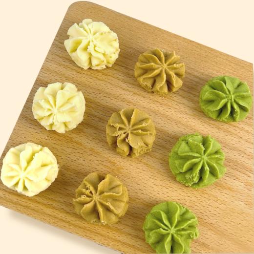 牛油小花曲奇【双层】·原味、抹茶、咖啡-350g/盒 商品图1