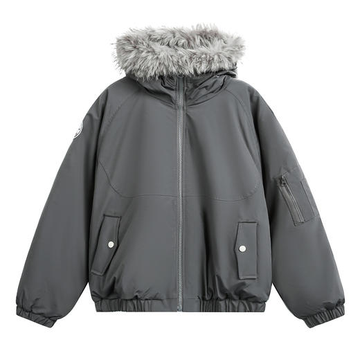 【YW】无忧购“清仓福利”户外男款防泼水保暖连帽棉服可拆卸毛领棉衣派克服MD5163（截单后3-5天发货） 商品图6