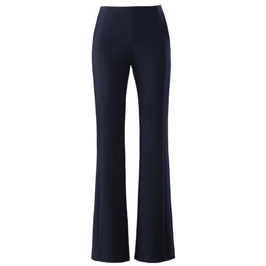 「自」全新升级【铂金会员146/天猫199/差价53】(20845)洛诗琳轻熟风高腰西装裤2026春季新款气质修身显瘦微喇长裤 商品图4