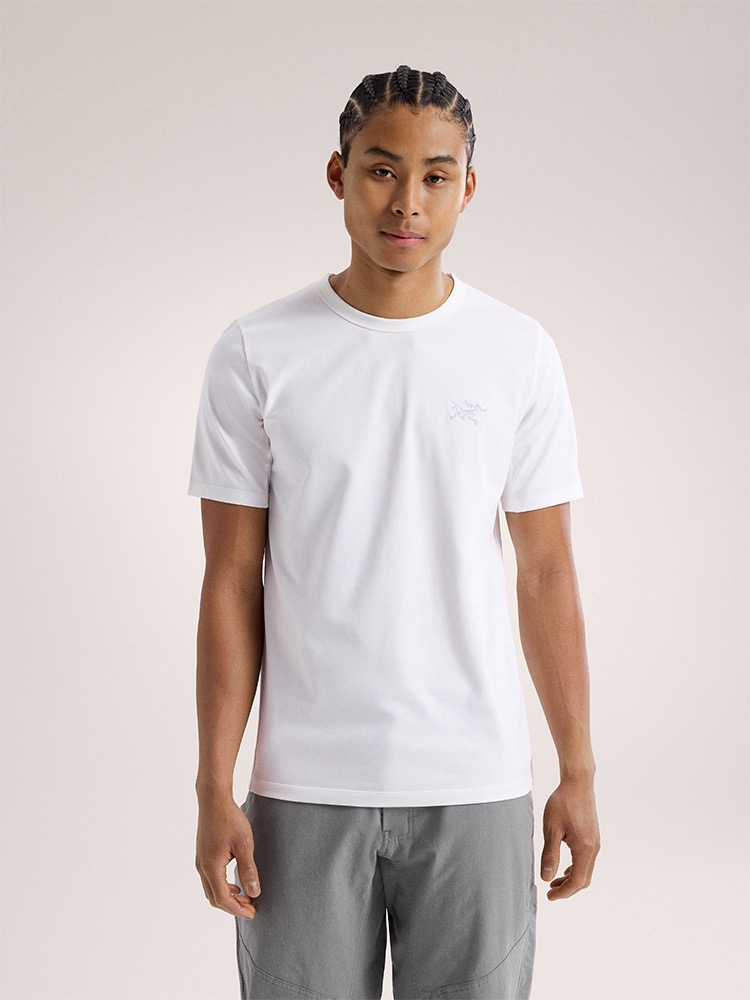 鸟 冰感免烫刺绣圆领短袖T恤 Z-15792