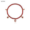 AJIDOU阿吉豆新年红色系列红玛瑙合金手链AB25J0225D10【48h发货】 商品缩略图3