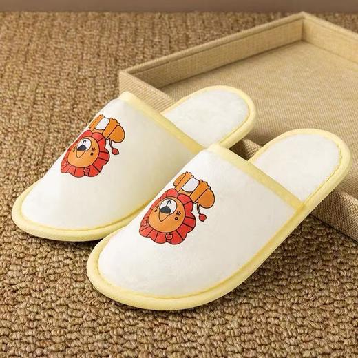 一次性儿童拖鞋家庭房待客小孩防滑加厚底酒店宾馆旅行专用 商品图2