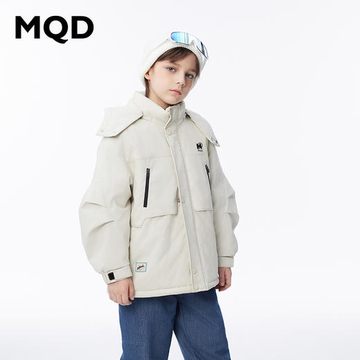 【秒1】【MQD】男童冬季潮酷保暖假两件三防连帽棉衣 商品图1