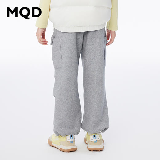 【秒3】【MQD】女童冬季潮酷大口袋伞兵裤型针织长裤 商品图3
