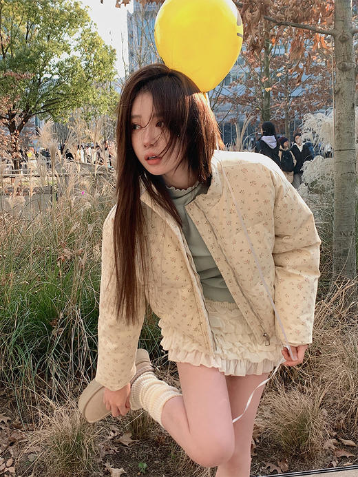 L码现货 微醺甜心 精致少女感/蕾丝刺绣蛋糕裙 商品图2