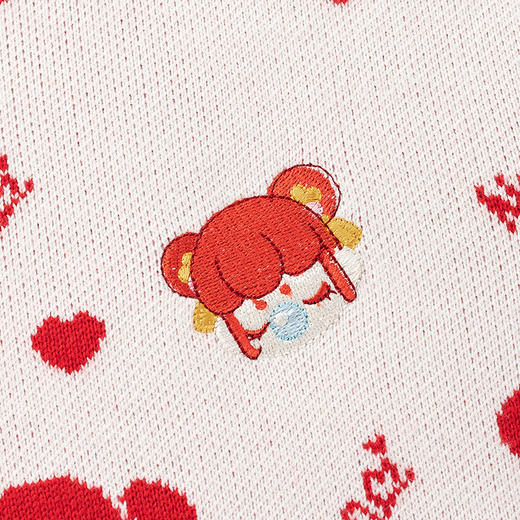 【秒2】【MQD】女童冬季新年童趣图案柔软舒适半高领针织衫 商品图8